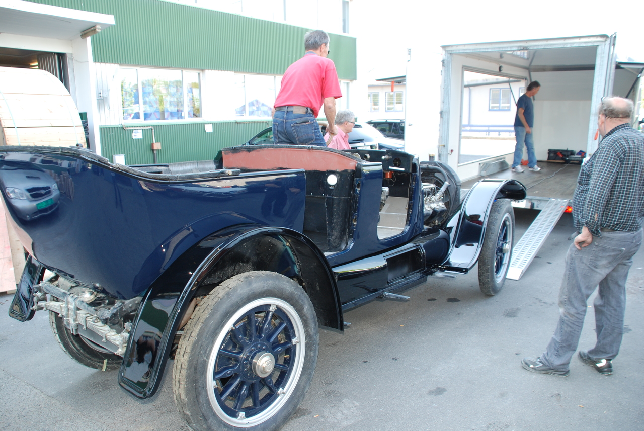 Lasting på tilhenger for transport