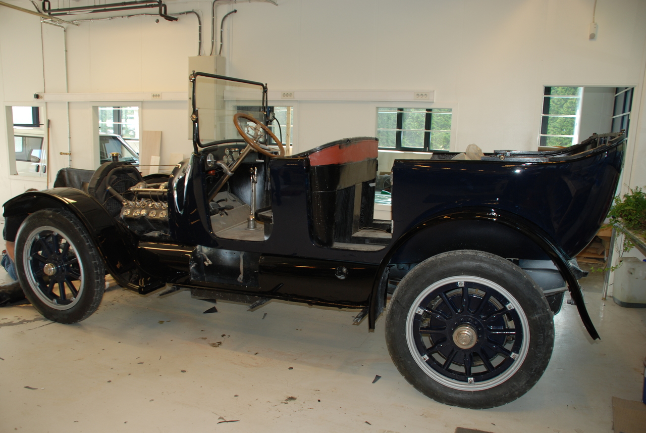 Cadillacen i verkstedet